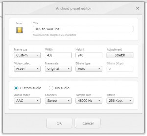 Use these settings in Freemake Video Converter